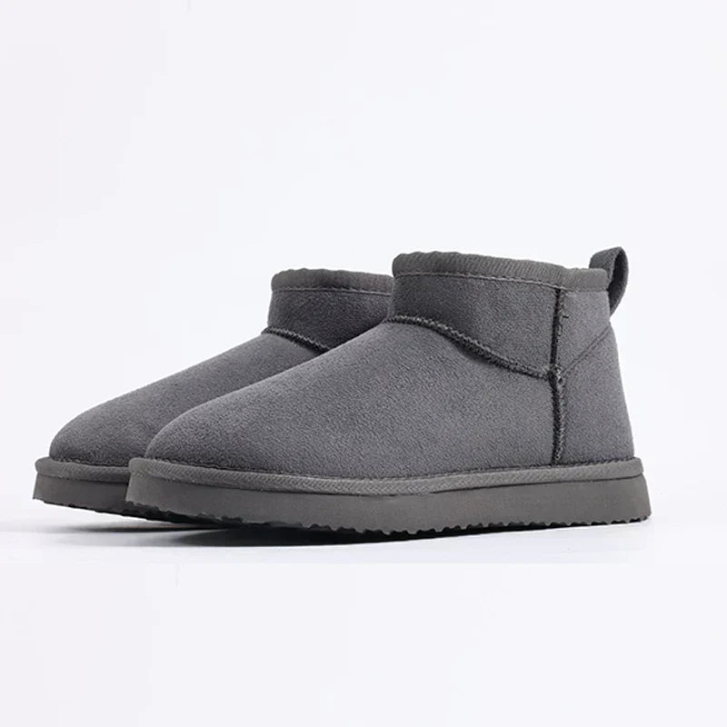 MODEGEIST Damen Flausch-Stiefel Weiches Futter Gemütlich Winterschuhe