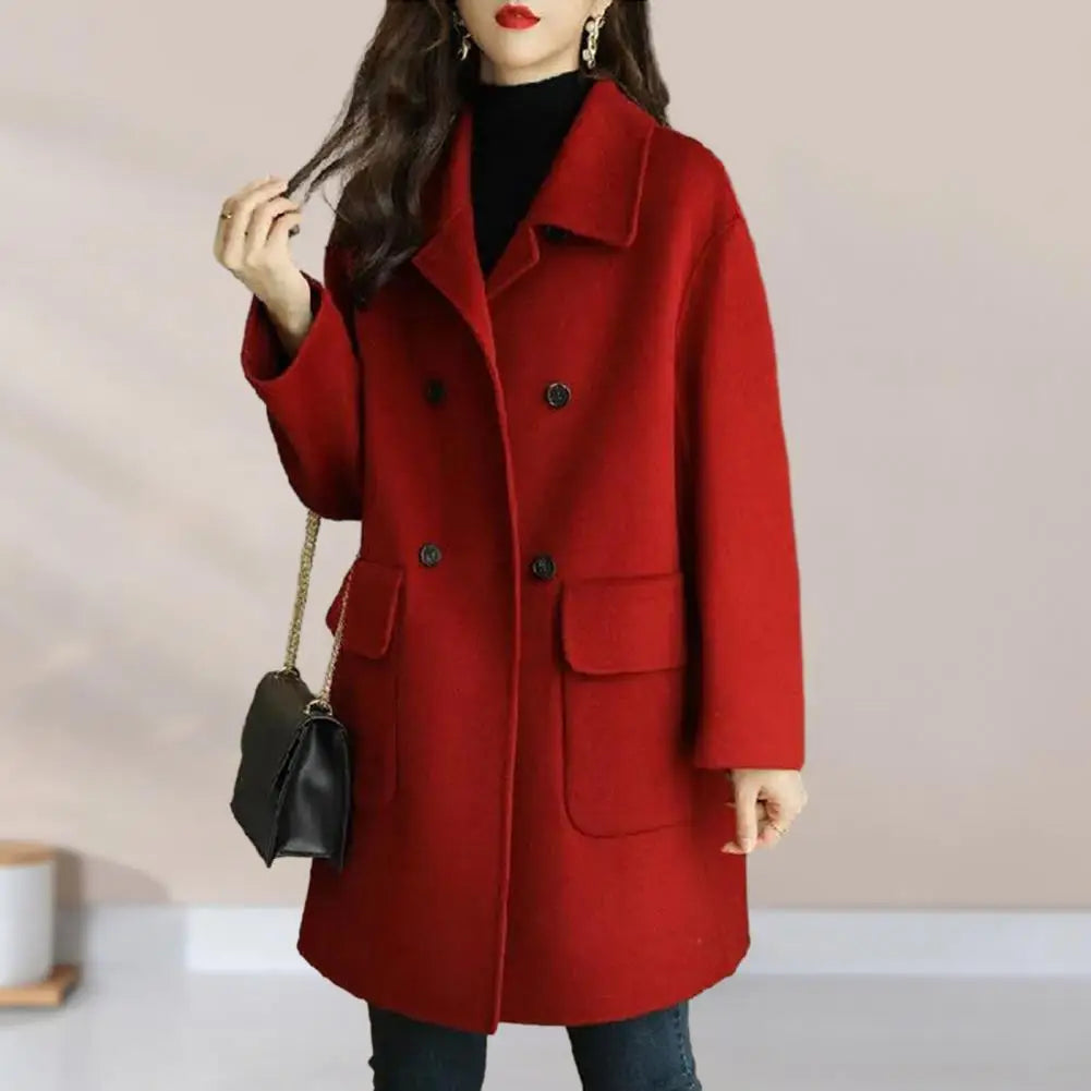 Elegantes Damen Wollmantel - Ysolde