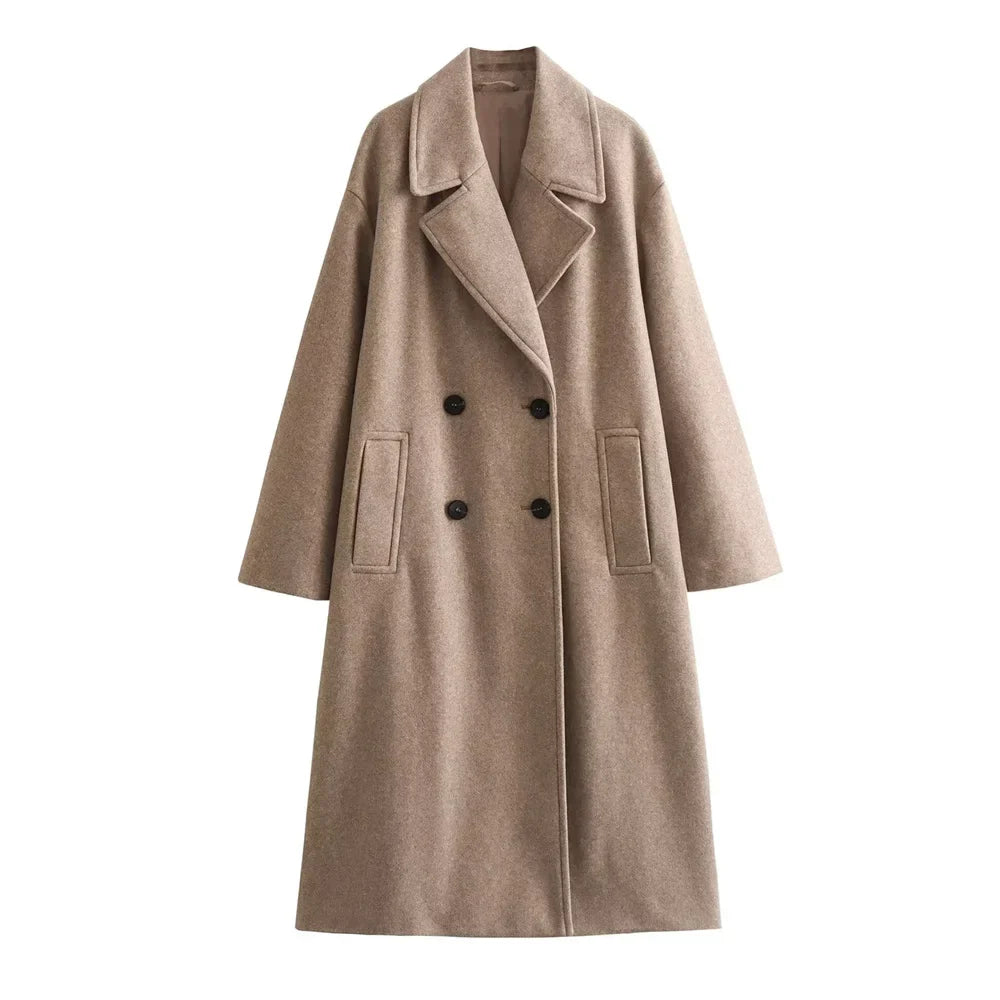Schicker, langer Damen-Wintermantel von Wileen