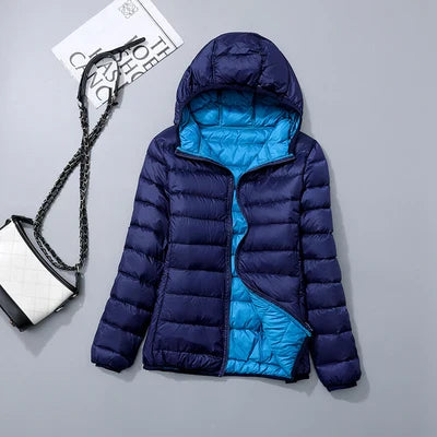 ModeGeist | Kapuzen Daunenjacke Spezielle Winter