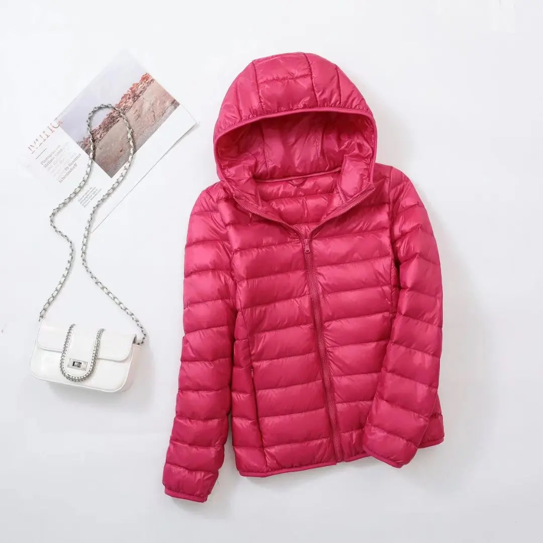 ModeGeist | Kapuzen Daunenjacke Spezielle Winter