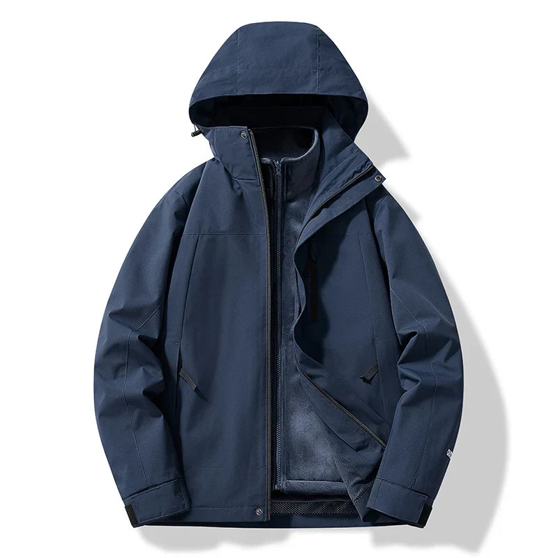 ModeGeist | und Damen Skijacke mit Kapuze
