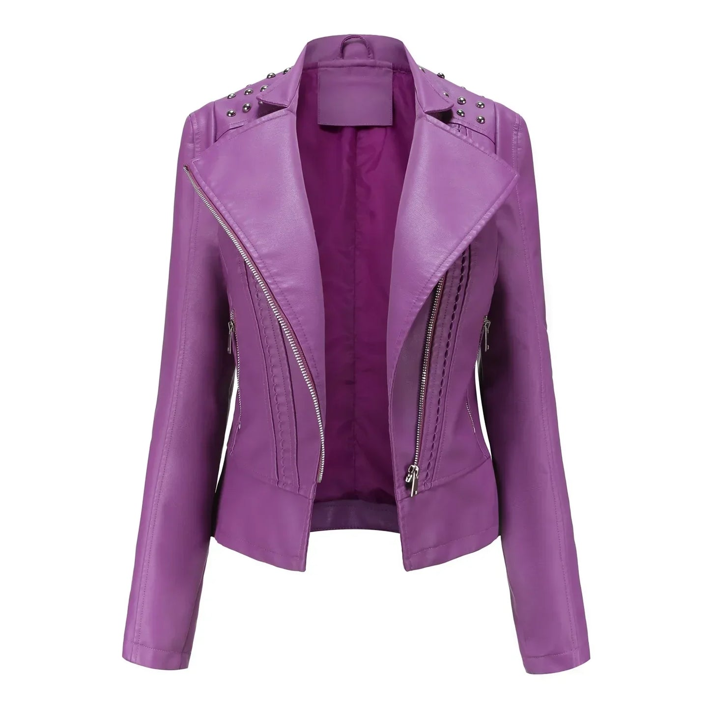 Doutzen: Schicke, schmale Lederjacke