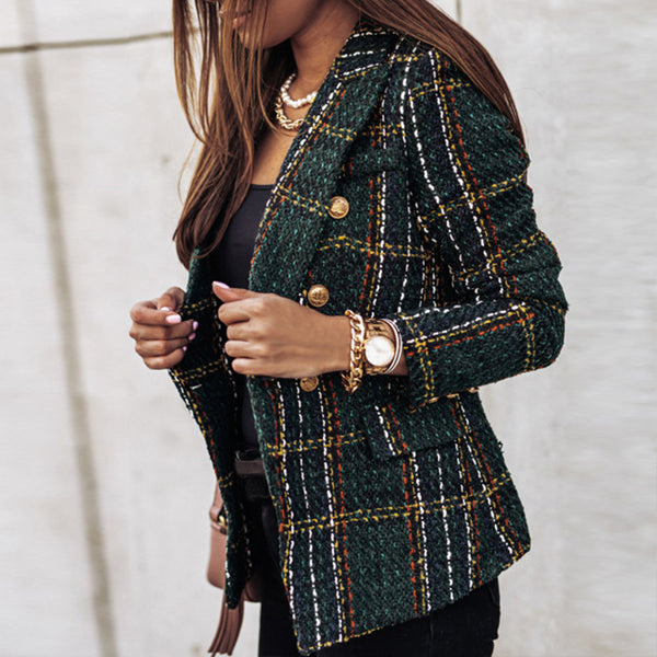ModeGeist | Blazer mit zwei Reihen Knöpfen