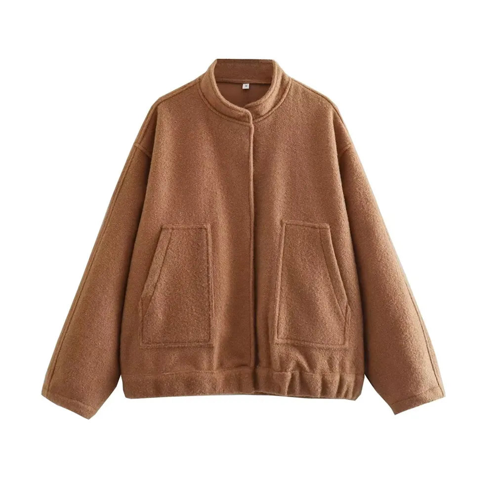 Avelena: Modische Vintage Bomberjacke