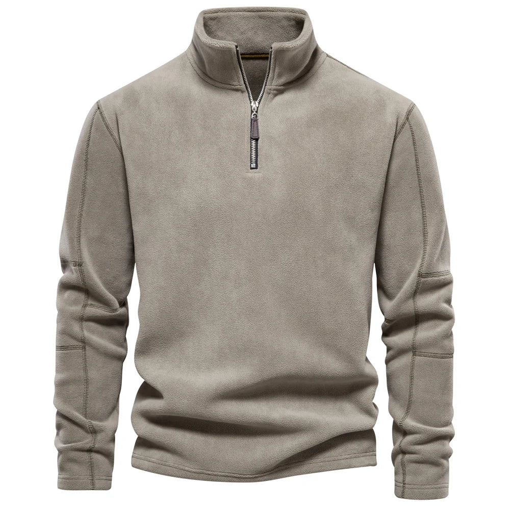 ModeGeist | Weiches Fleece Sweatshirt mit Reißverschluss Warm und Komfortabel Ideal für Kaltes Wetter