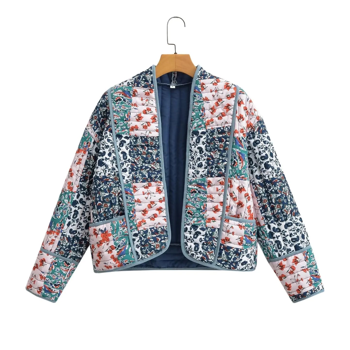 ModeGeist | Wintermantel mit Blumenmuster