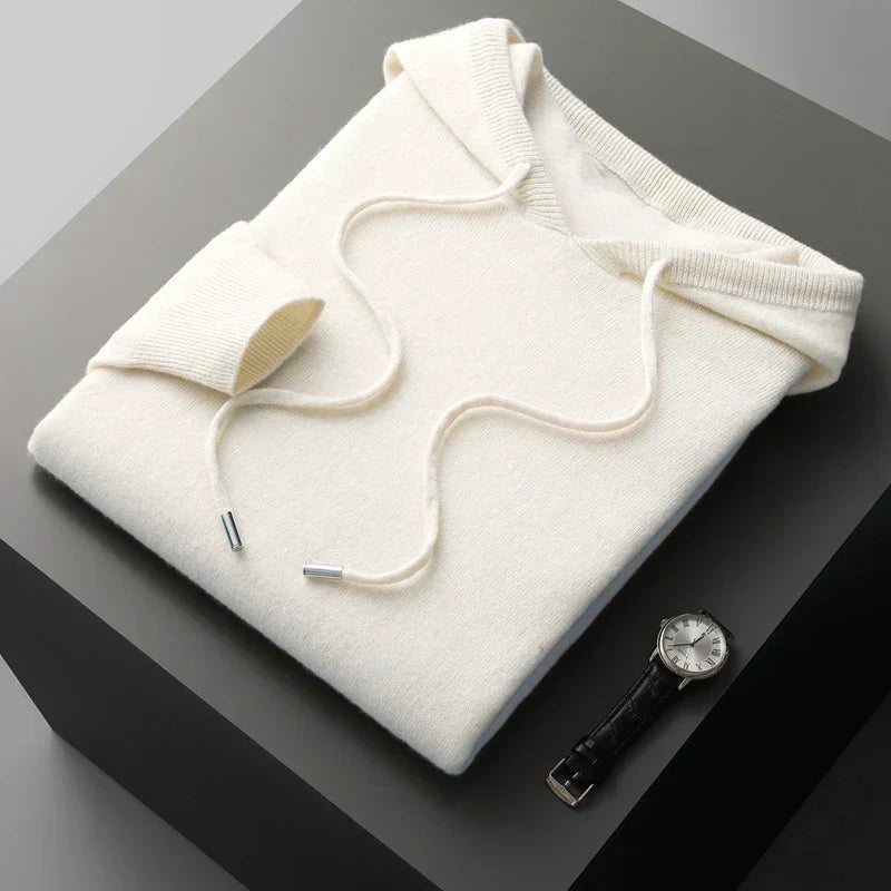 ModeGeist | Hoodie Aus Wollmix Wolle Warm und Bequem
