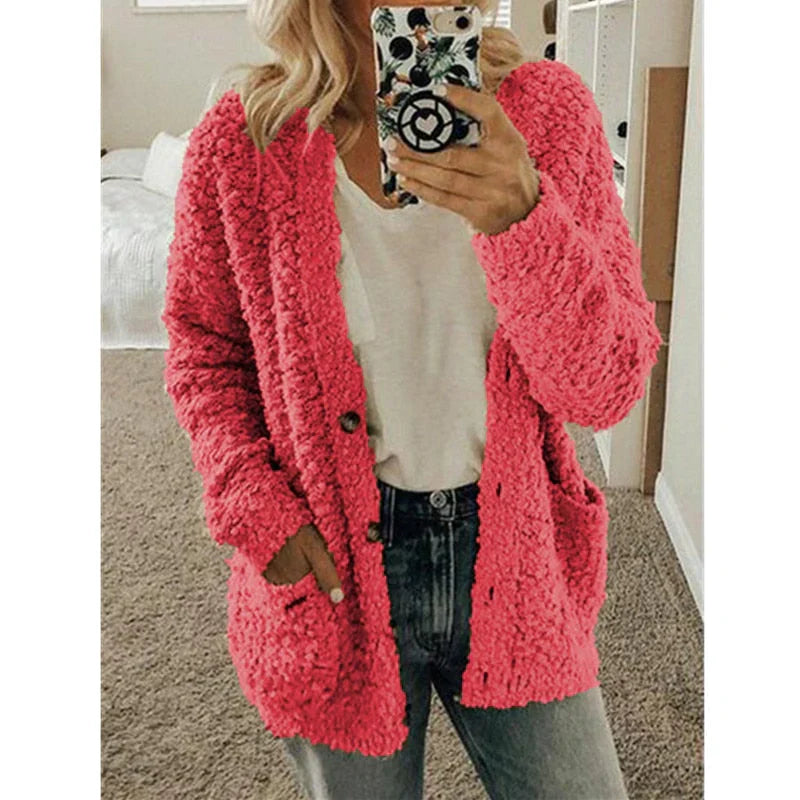 ModeGeist | Warme Fleece Weste Damen