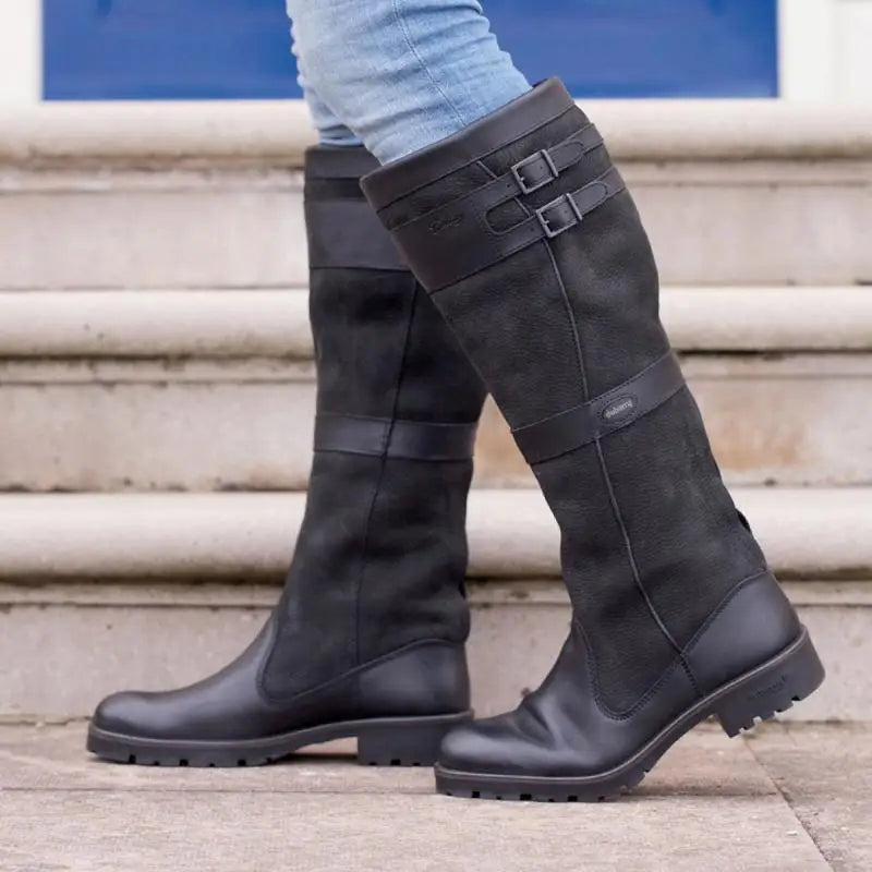 Bridget Retro Leather Boots