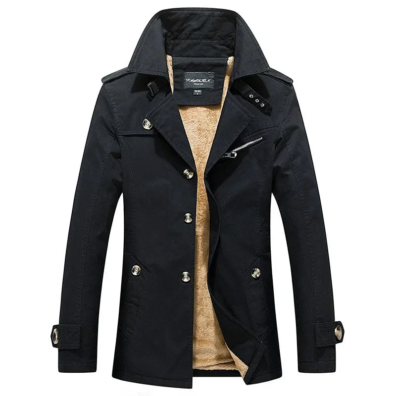 Stilvolle Winterjacke von Dulsia im klassischen Design
