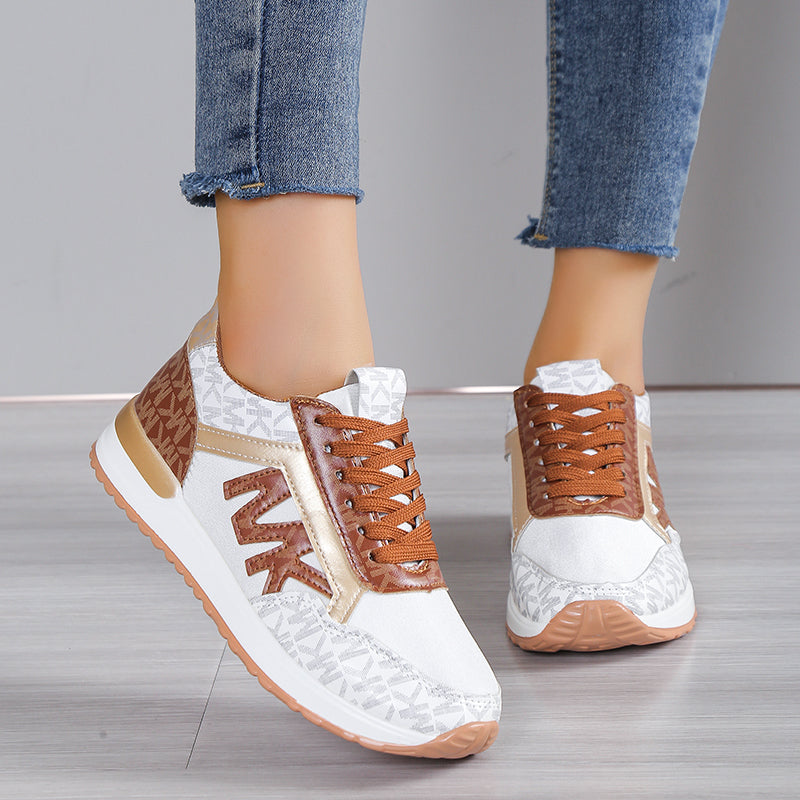 JANINA Sportschuhe mit Metallic-Akzenten