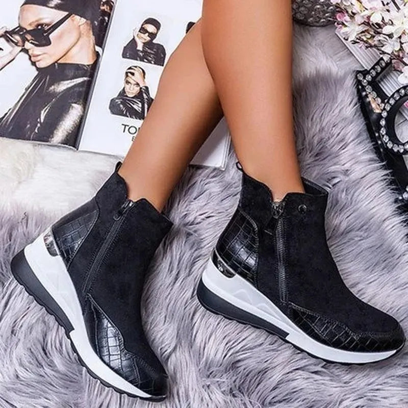 MODEGEIST Damen Stiefeletten Komfort Unterstützung Langlebiges Design