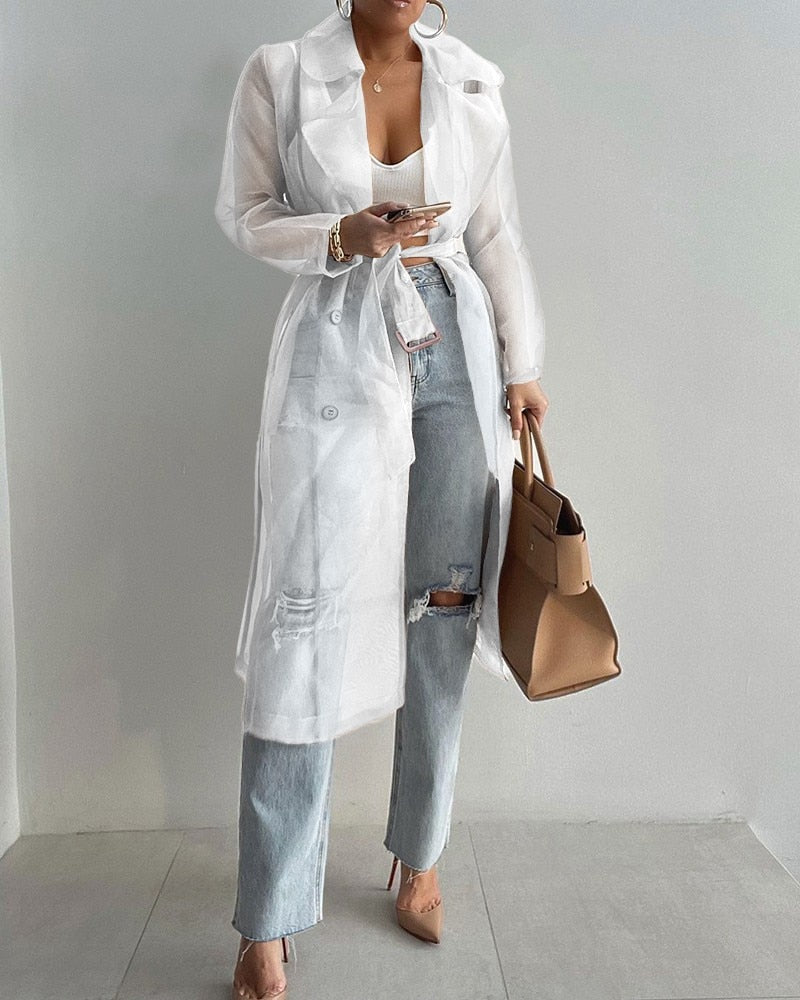 Modischer Trenchcoat für Damen - Carmen