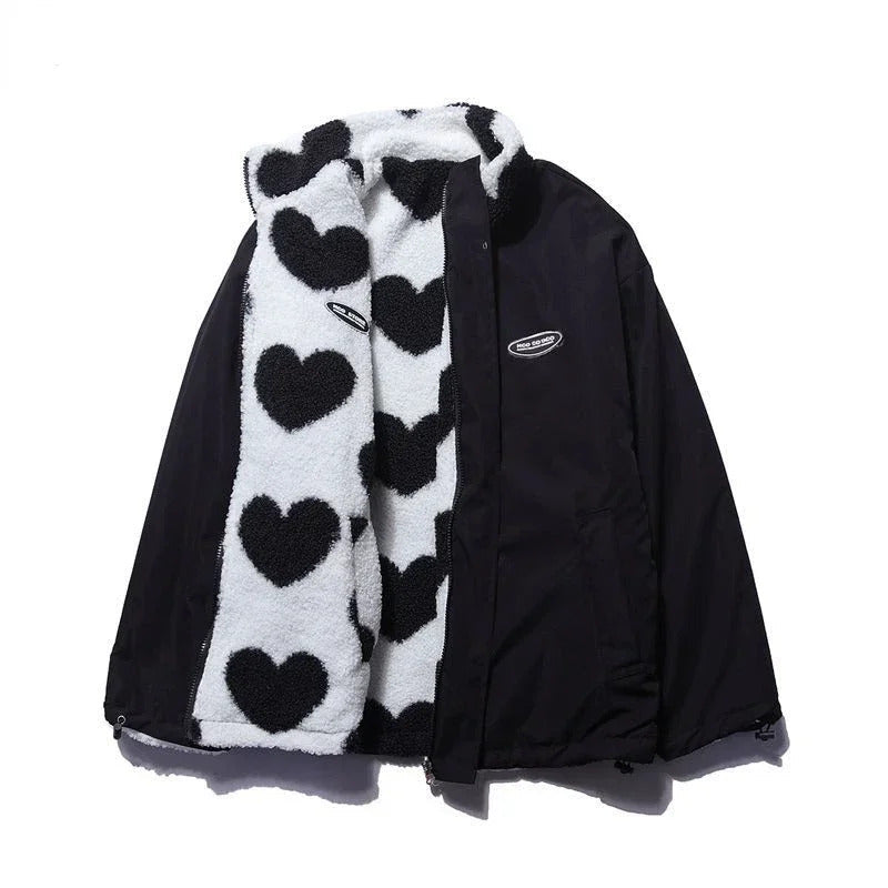 ModeGeist | Wendbare Herzjacke
