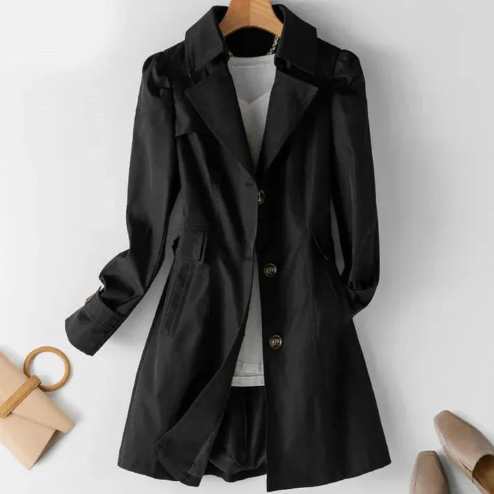 ModeGeist | Trenchcoat-Jacke mit Hübschem Schnitt für Gastgeber und Winter