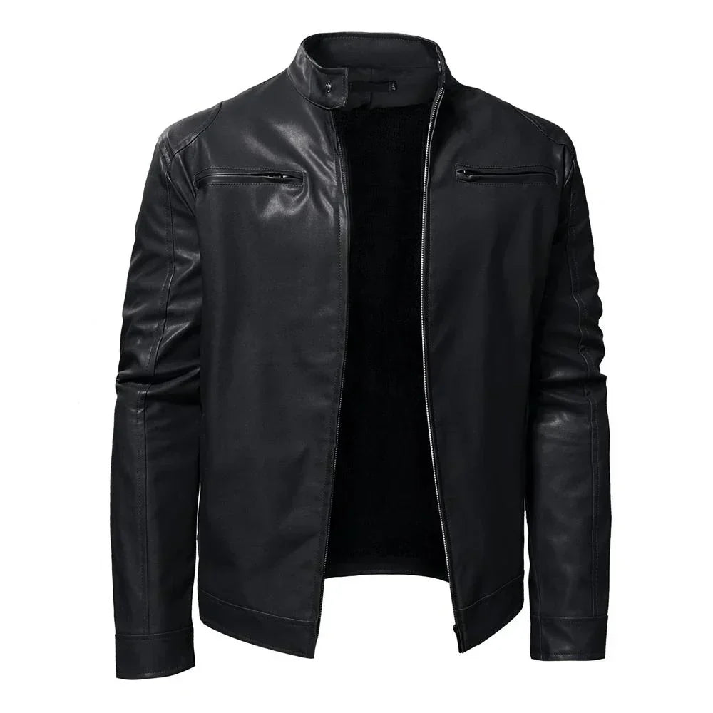 ModeGeist | Zeitlose Lederjacke mit Biker-Flair