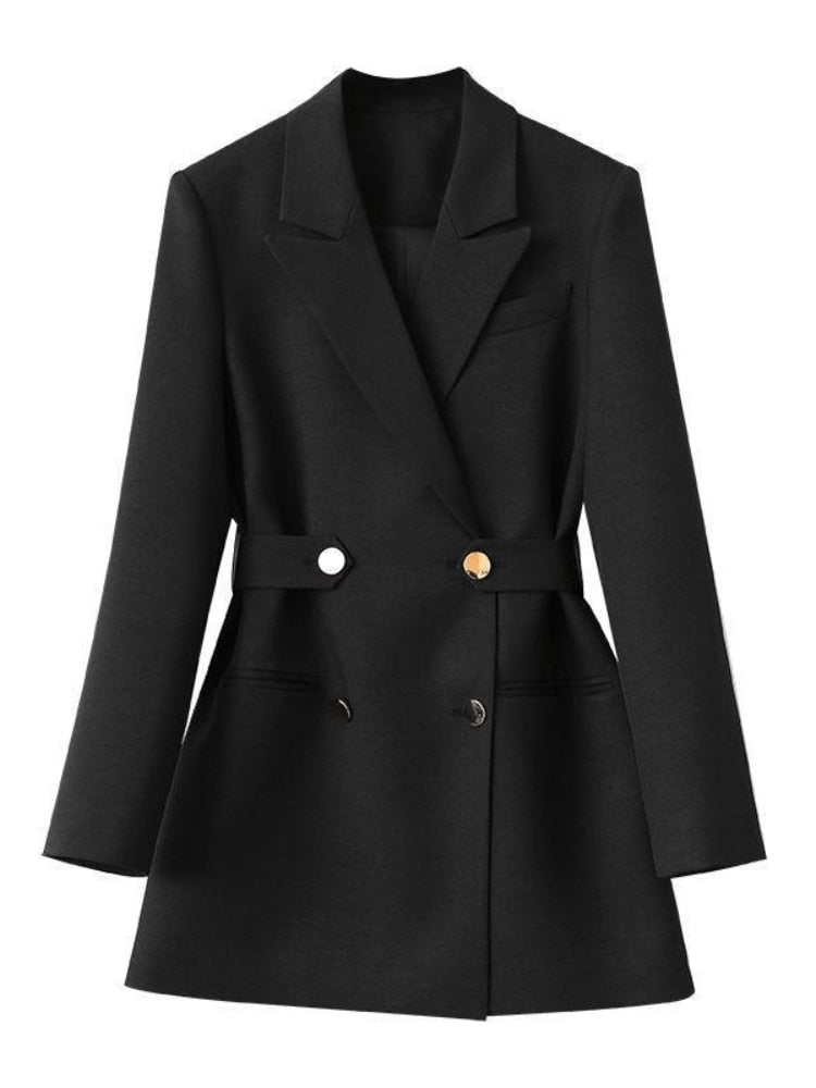 Stylish Women's Belted Blazer by Avelena