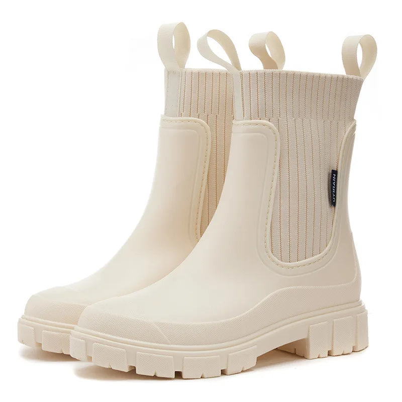 ModeGeist | Wasserdichte Stiefeletten mit Chunky Sohle