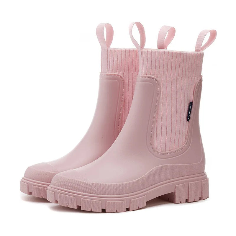 ModeGeist | Wasserdichte Stiefeletten mit Chunky Sohle
