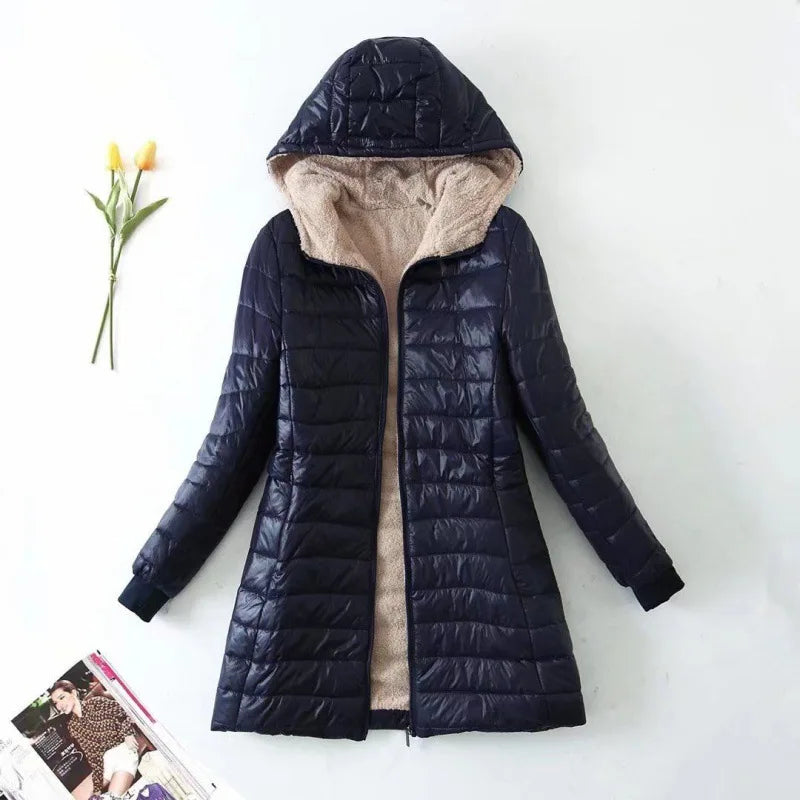 ModeGeist | Winter Fleece Jacke mit Kapuze
