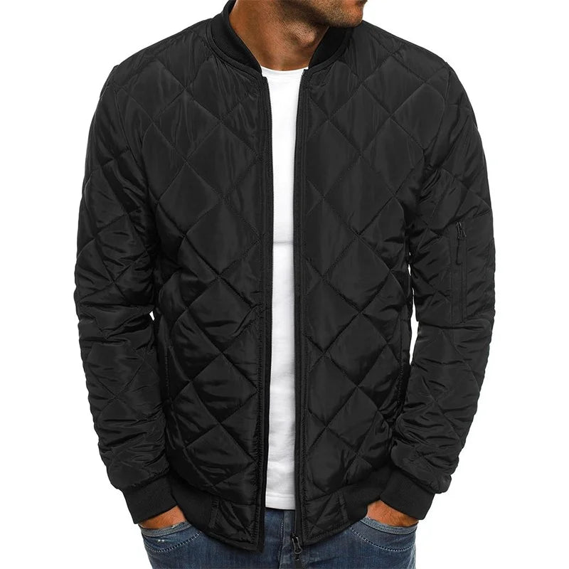 MATUS Baumwolljacke im Rautenmuster