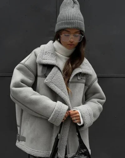 ModeGeist | Lässiger Pelzmantel für Frauen