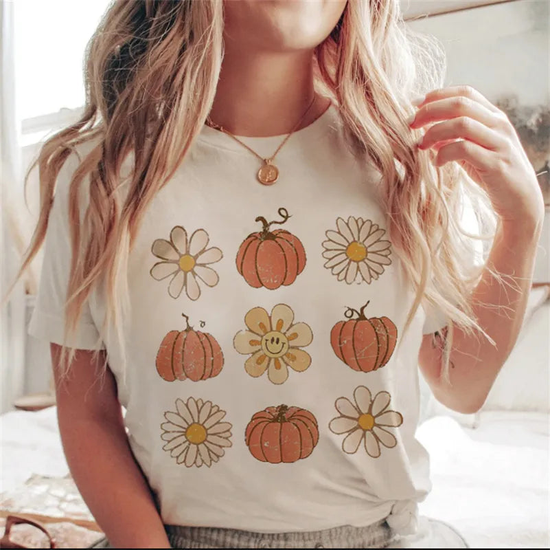 Modisches Doris Herbst-Halloween T-Shirt