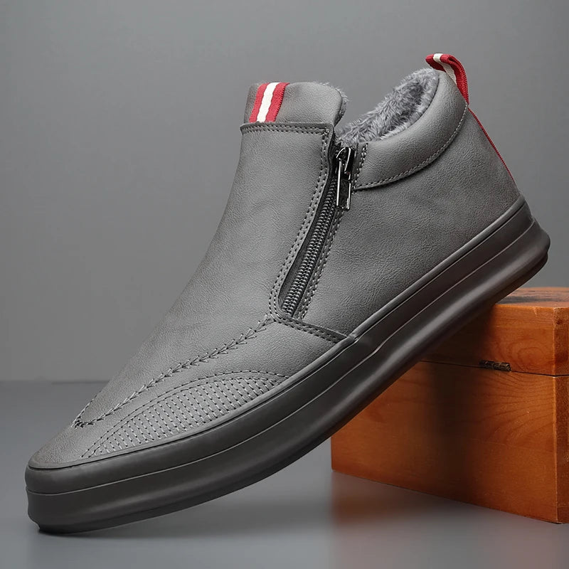 BURKHARD Lederschuhe mit wärmenden Futter
