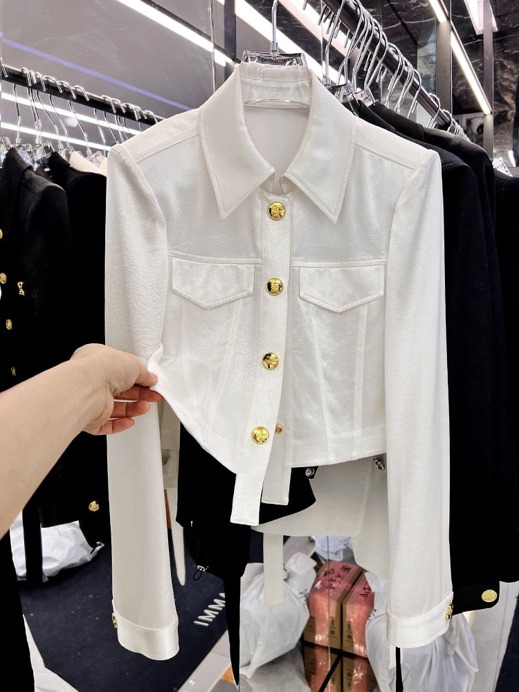 ModeGeist | Ich will keine Geheimnisse behalten Crop-Jacke