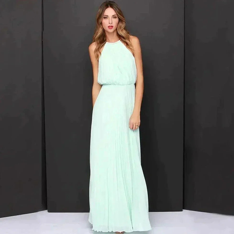 Hannah: Ärmelloses Neckholder-Kleid