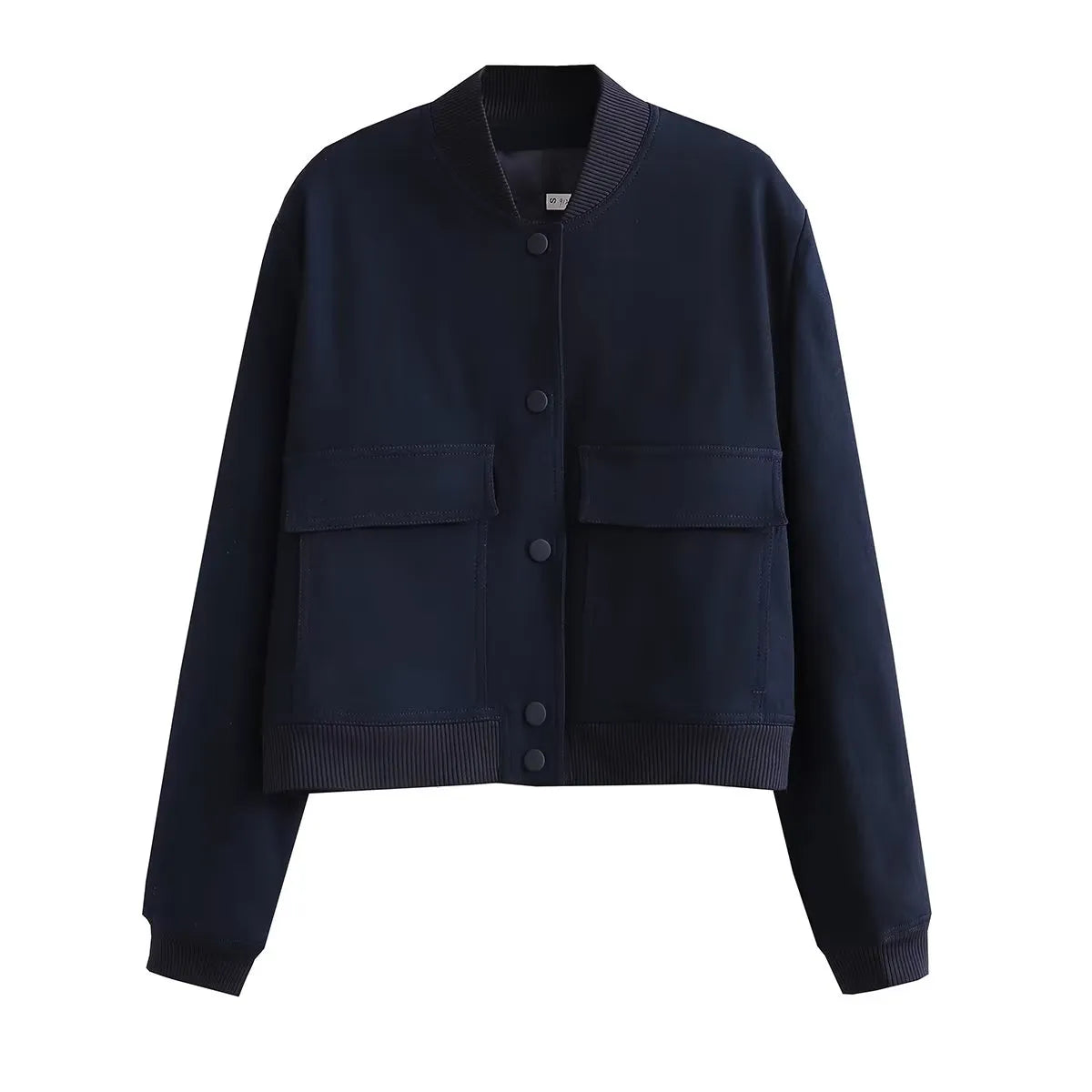 Avelena Vintage Bomberjacke mit Seitentaschen