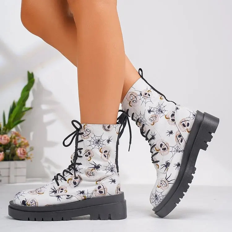 ModeGeist | Damen Freizeit Schnürstiefel