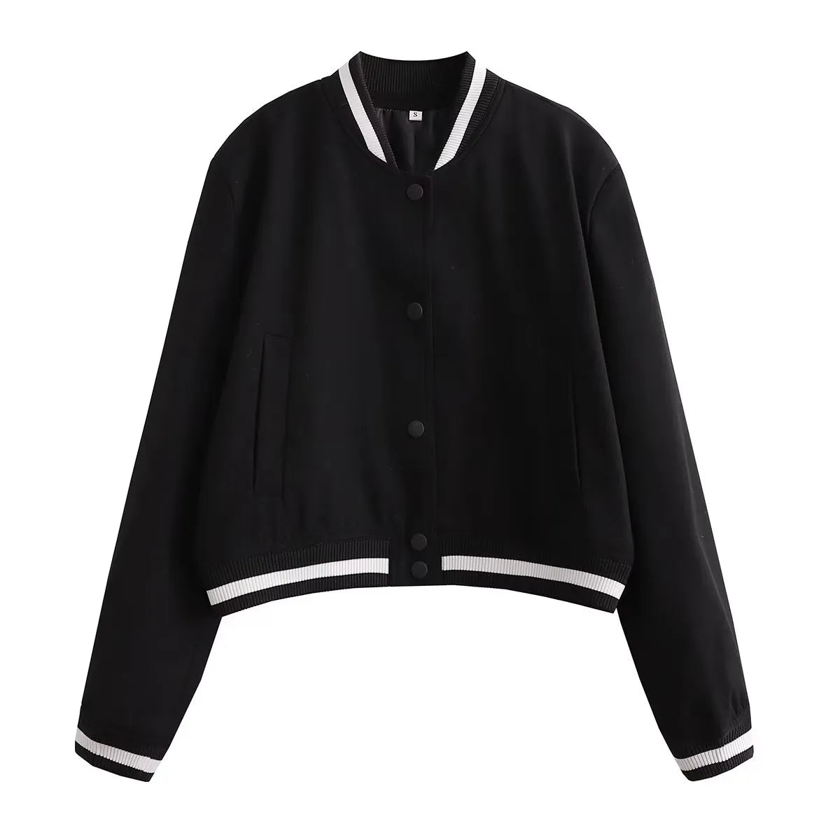 Avelena Vintage Bomberjacke mit Seitentaschen