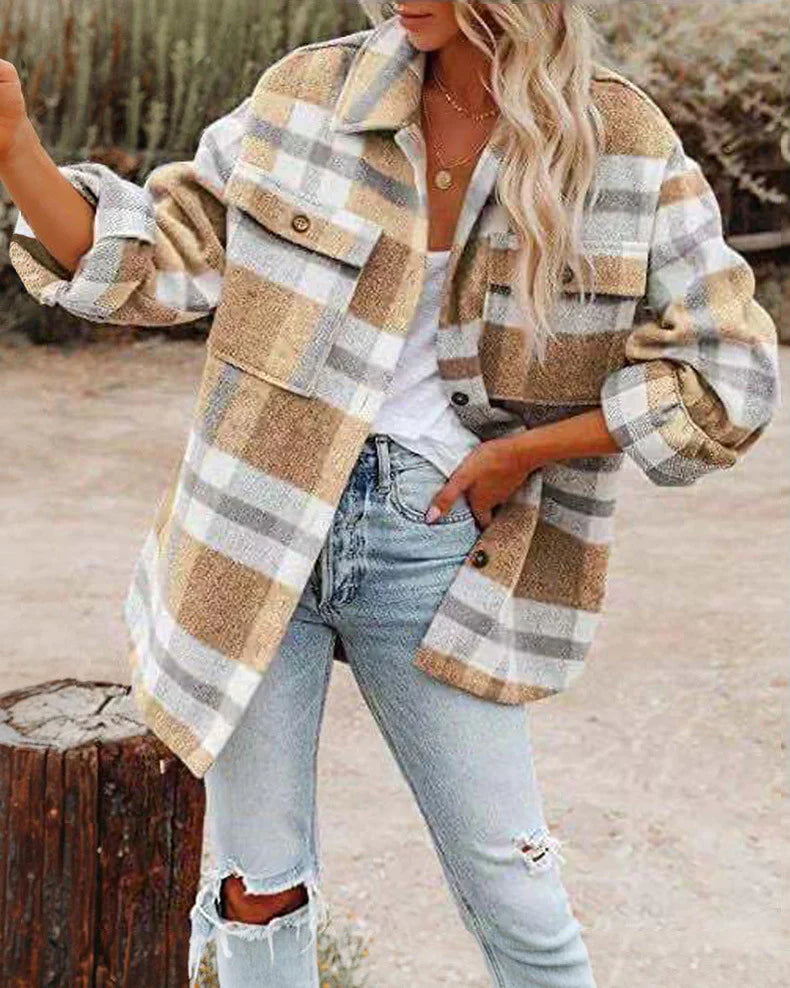 ModeGeist | Warme Woll Jacke Damen
