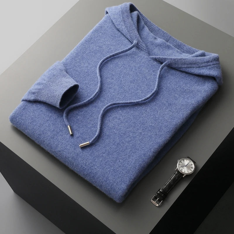 ModeGeist | Hoodie Aus Wollmix Wolle Warm und Bequem