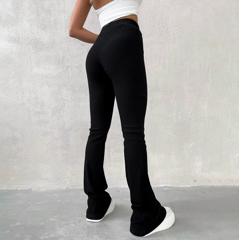 ModeGeist | Weiche Damenhose mit Elegant Taillierter Silhouette