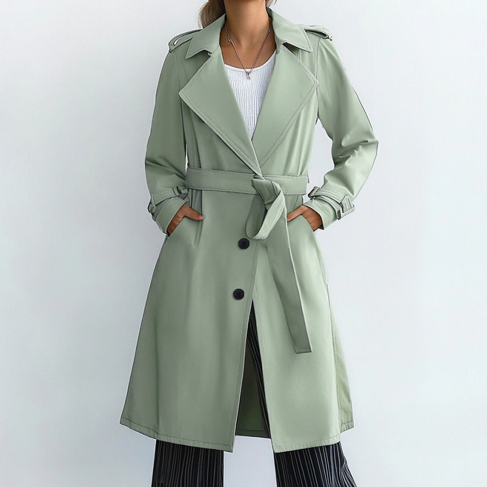ModeGeist | Klassischer Trenchcoat mit Gürtel