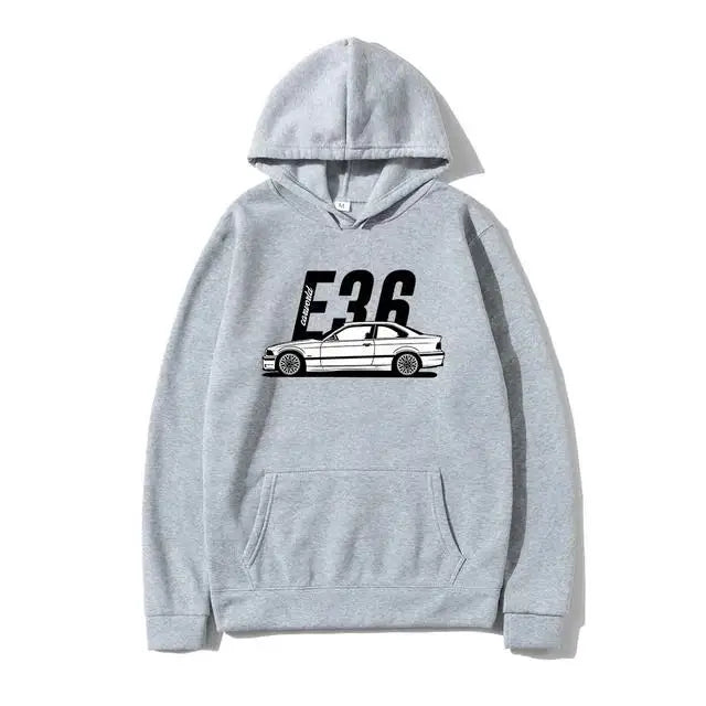 Sportlicher Hoodie mit Robin-Auto-Design
