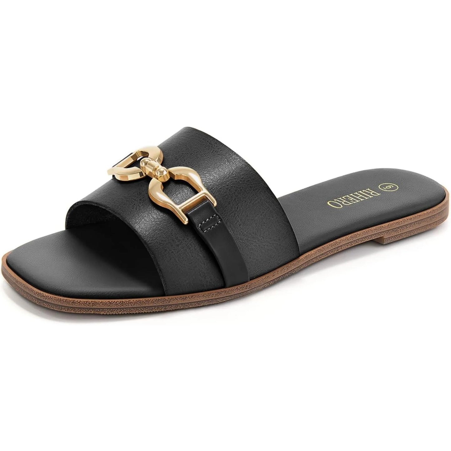 MODEGEIST Damen Sandalen Verstellbare Schnalle Comfort Beige