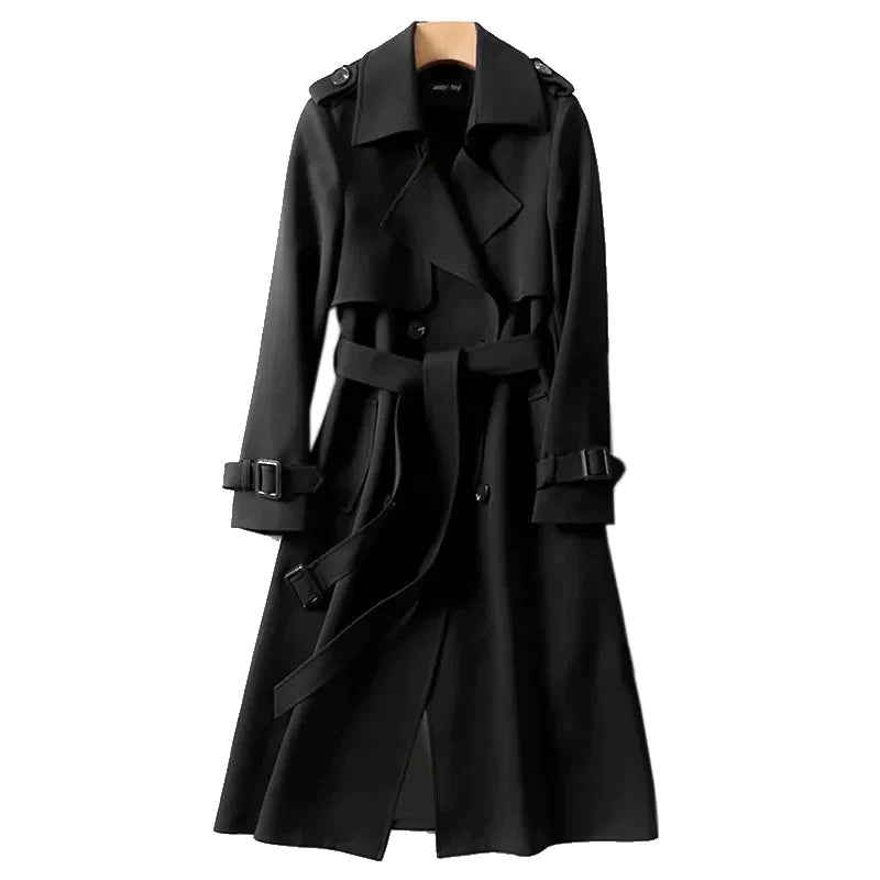 Leota Damen Winter Trenchcoat
