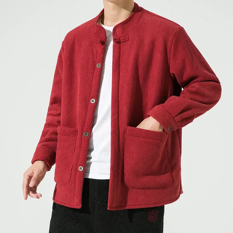 ModeGeist | Herren-Cordjacke mit Großen Taschen - Boaz