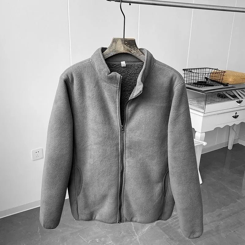 Celeste Fleece Jacket with Stand-up Collar