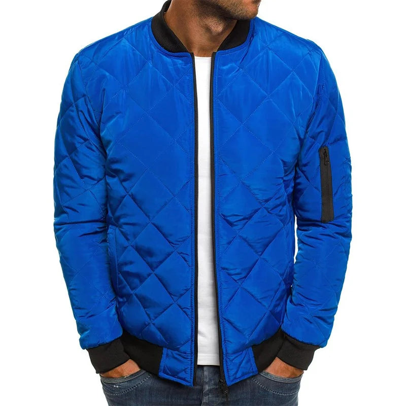 MATUS Baumwolljacke im Rautenmuster