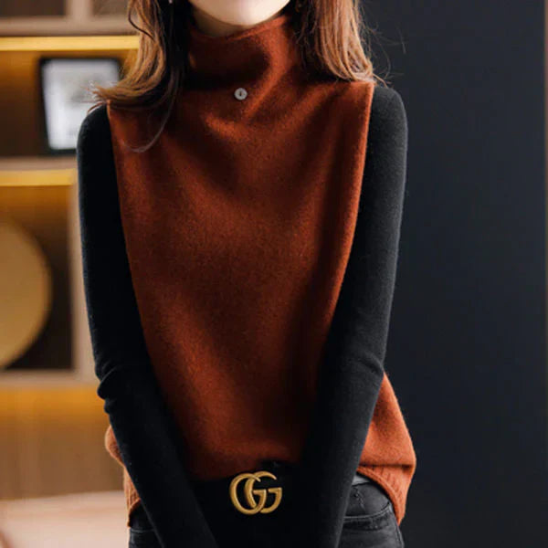 ModeGeist | Lockere Rollkragenjacke