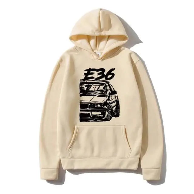 Sportlicher Hoodie mit Robin-Auto-Design