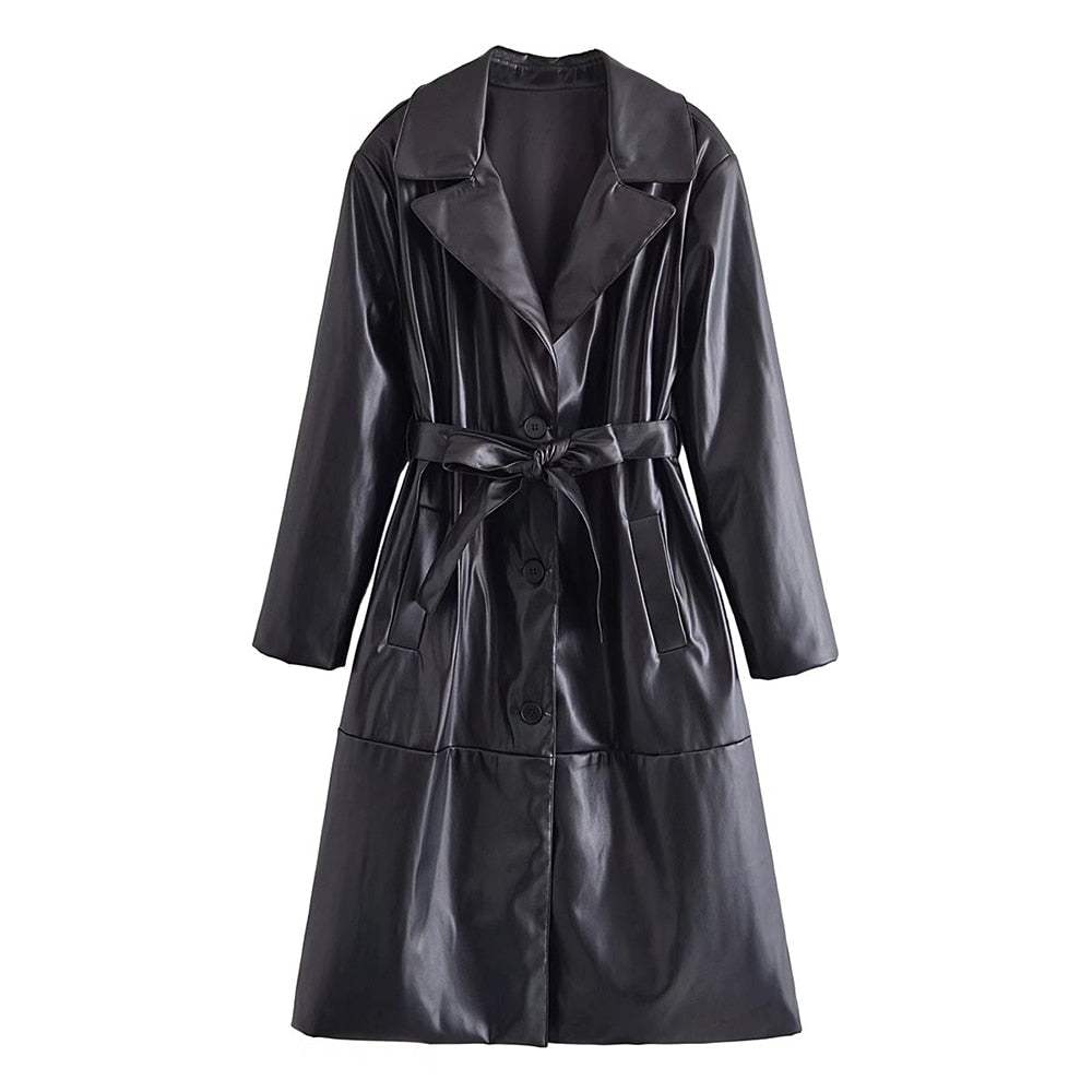 ModeGeist | Imitationslederjacke für Damen