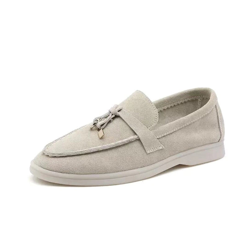 MODEGEIST Damen-Loafer mit Schloss-Detail