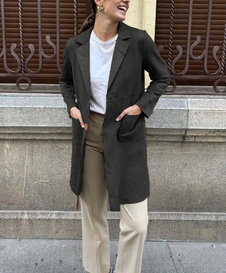 ModeGeist | Wildleder Winddichte Jacke
