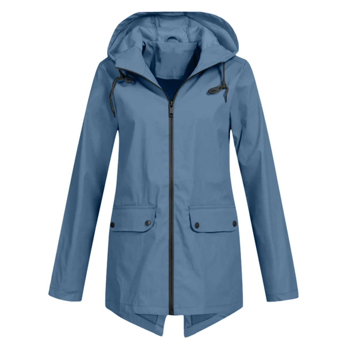 ModeGeist | Lässige Wasserdichte Damenjacke mit Kapuze und Reißverschluss Ideal für Herbst Winter